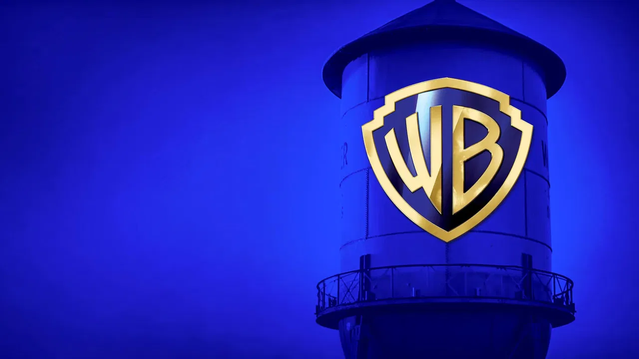 WB 100th Behind the Shield backdrop