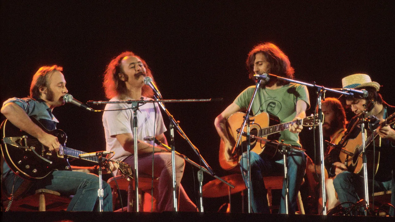 Crosby, Stills, Nash & Young: CSNY 1974 backdrop