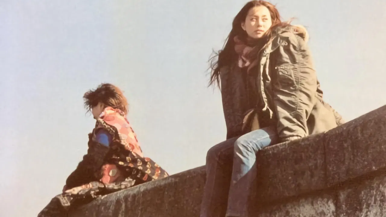 Cardboard House Girl backdrop