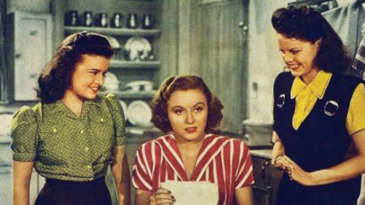 Three Little Sisters backdrop