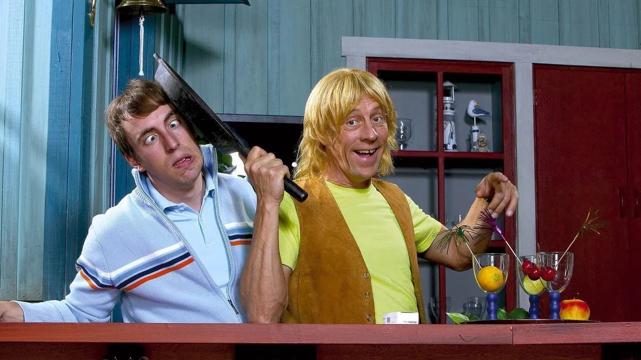 Två ägg i högklackat backdrop