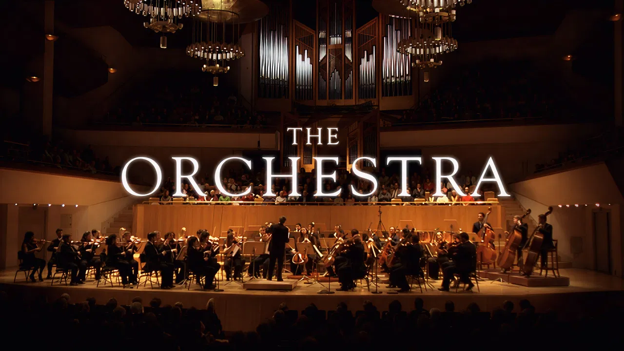 The Orchestra: Claudio Abbado and the Musicians of the Orchestra Mozart backdrop