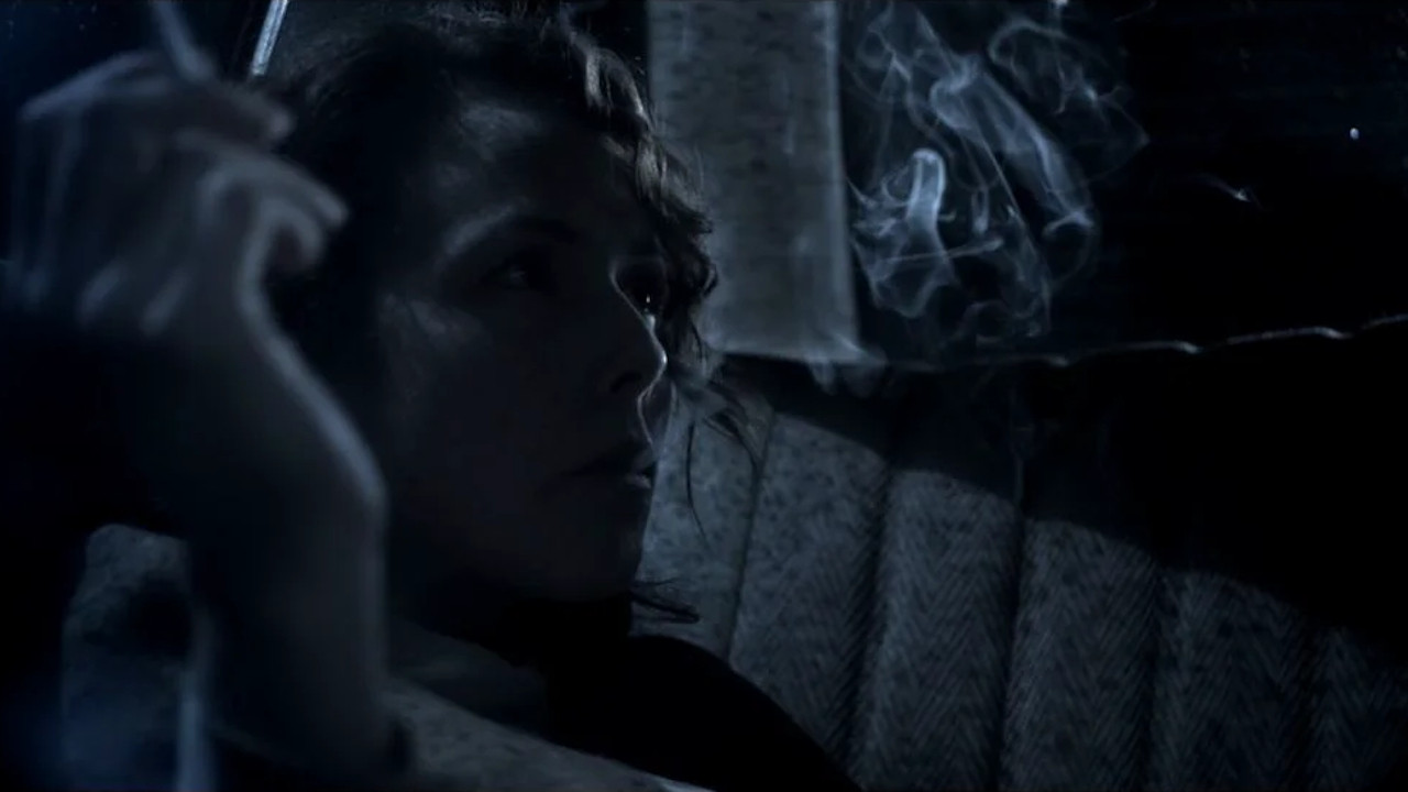 She's Lost Control backdrop