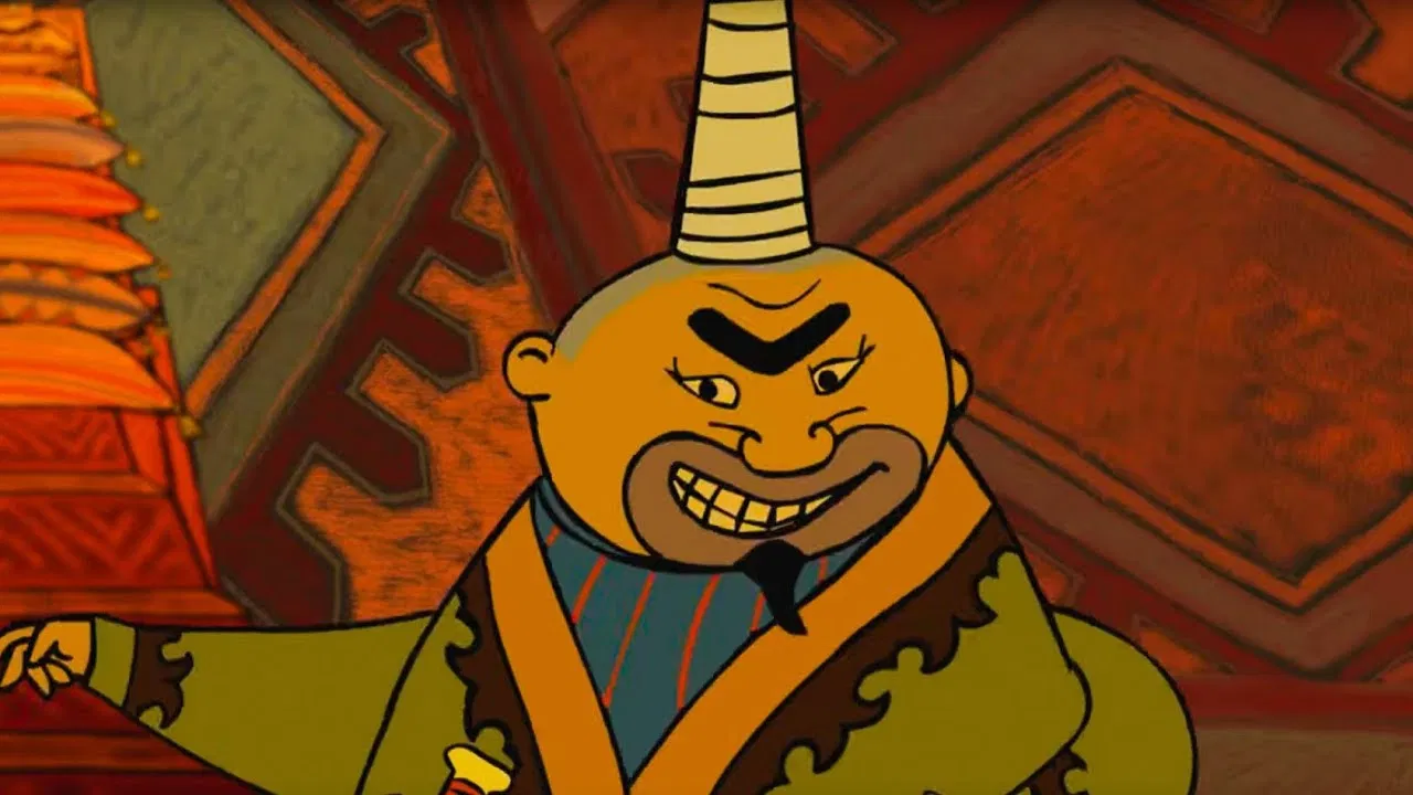 Horned Khan backdrop