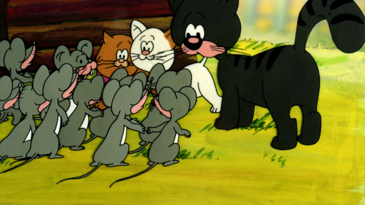 A Tale of Two Kitties backdrop