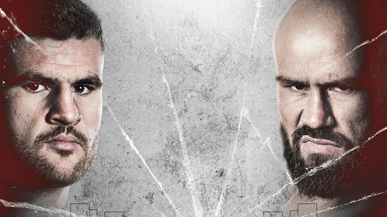 Johnny Fisher vs. Alen Babic backdrop