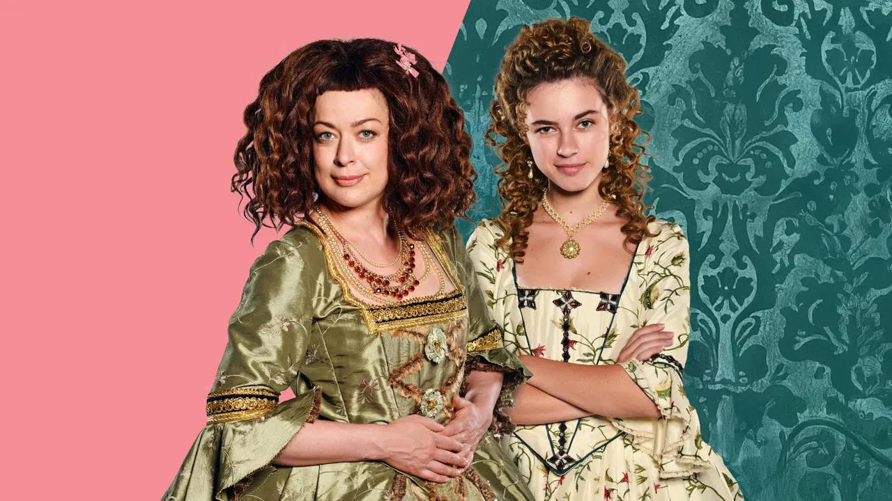 Dvě princezny backdrop