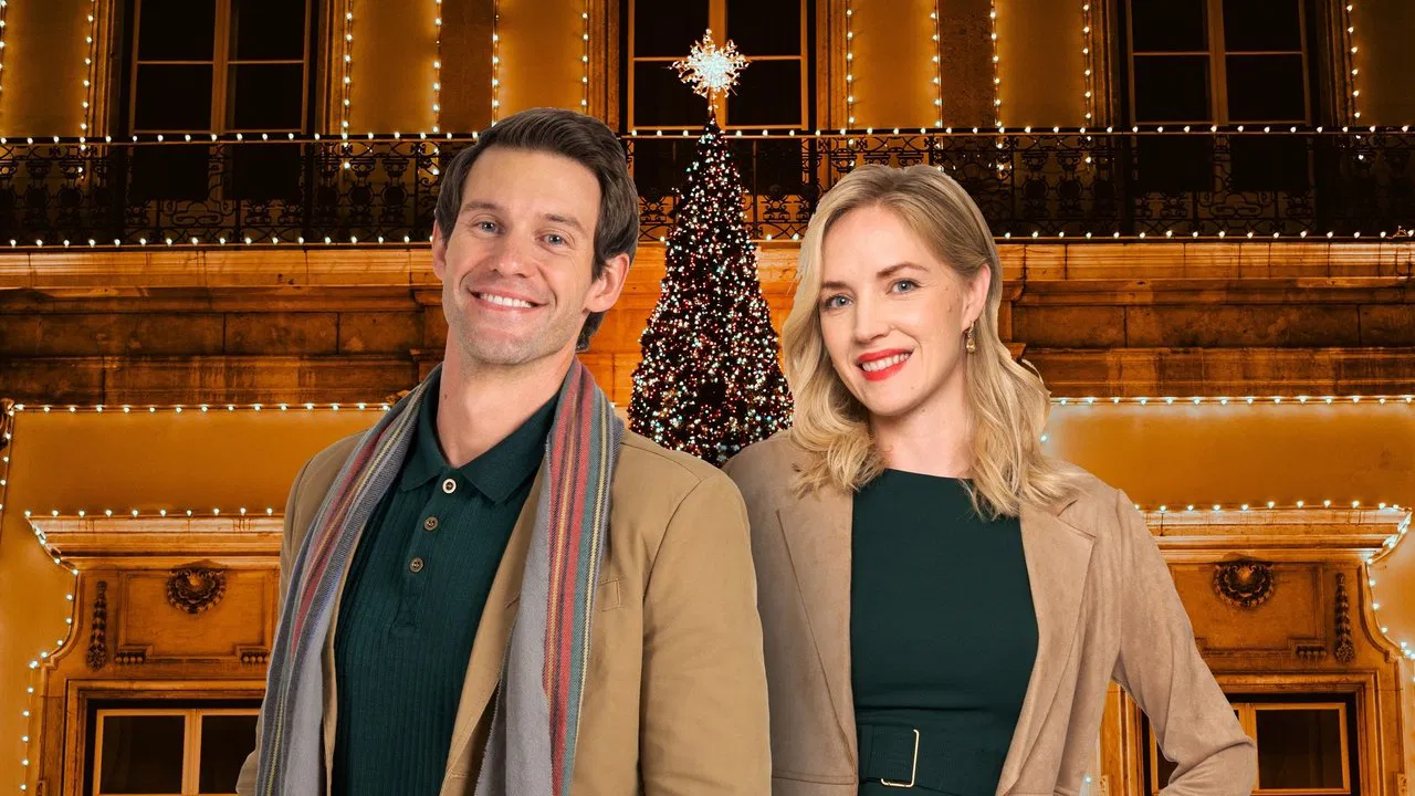 A Belgian Chocolate Christmas backdrop