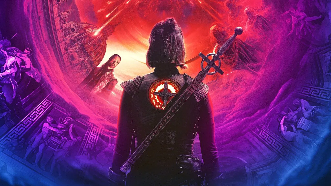 Warrior Nun backdrop