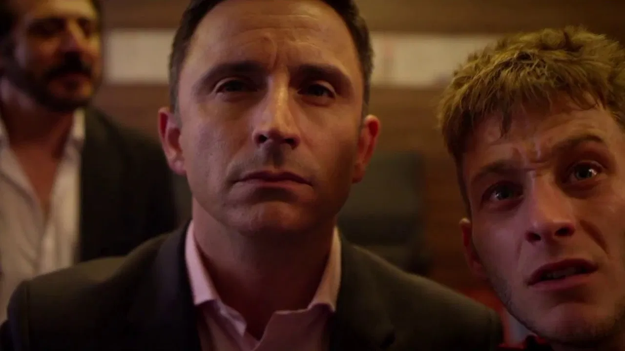 Smoking Guns backdrop