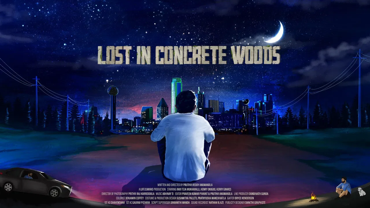 Lost in Concrete Woods backdrop