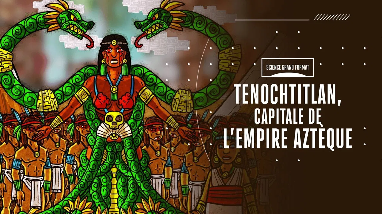 Tenochtitlan, capitale de l'empire Azteque backdrop