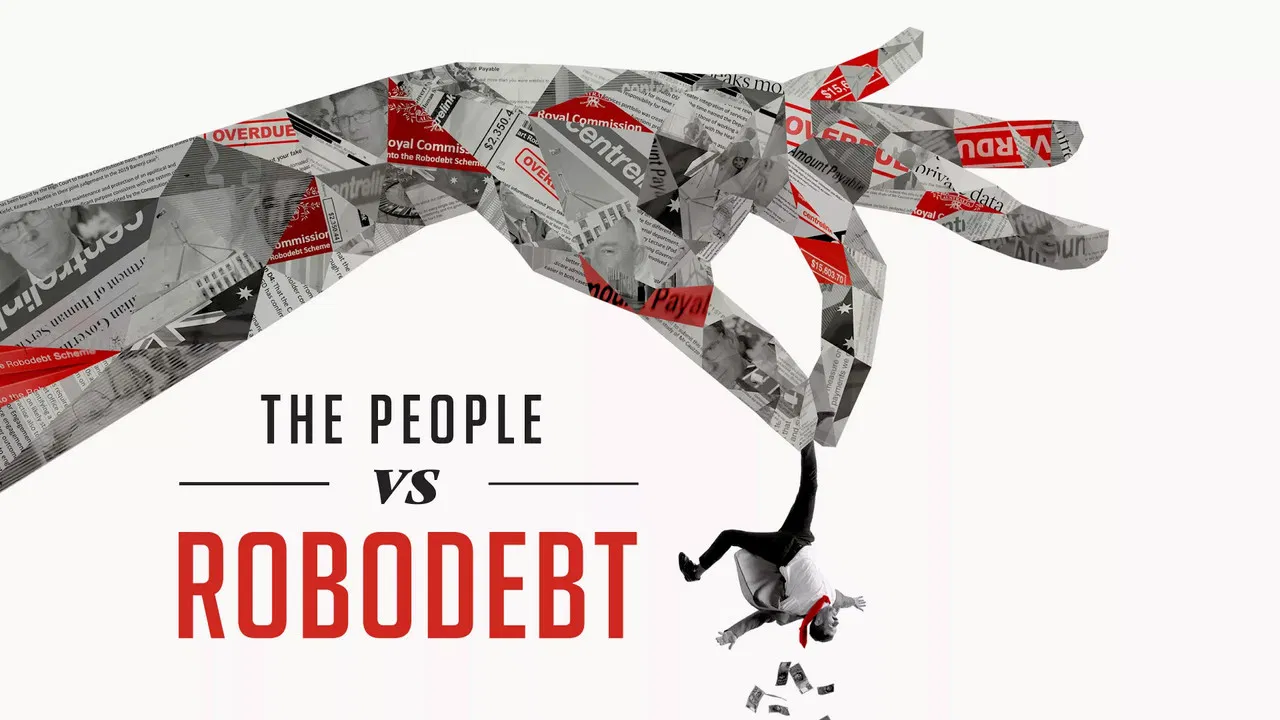 The People vs Robodebt backdrop
