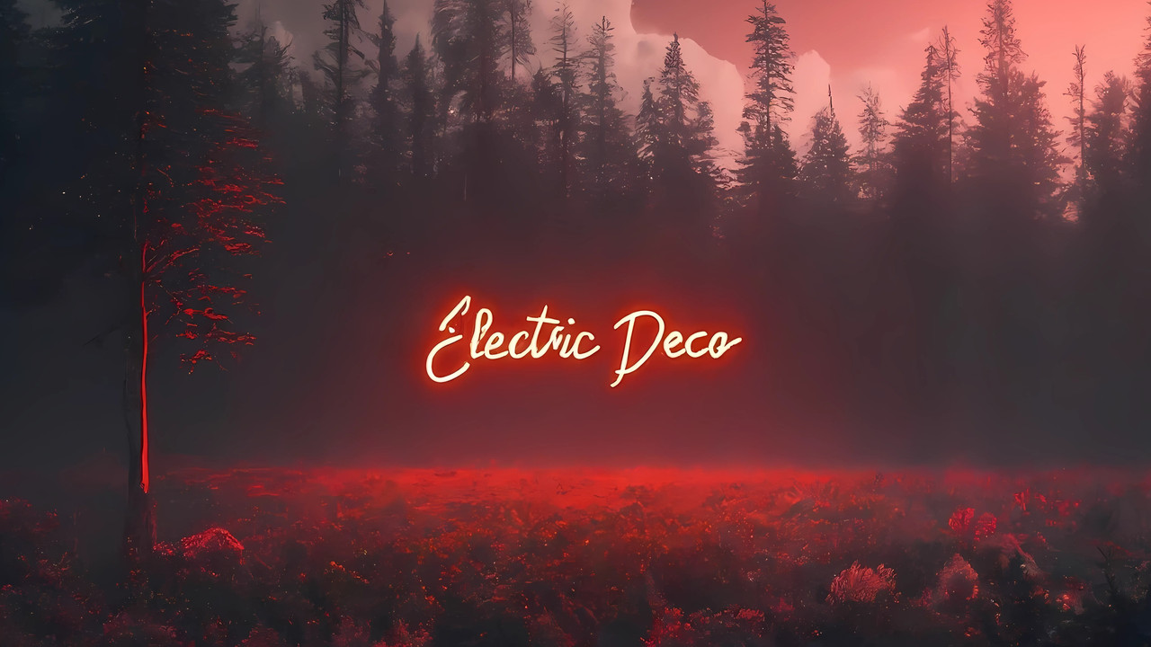 ELECTRIC Déco backdrop
