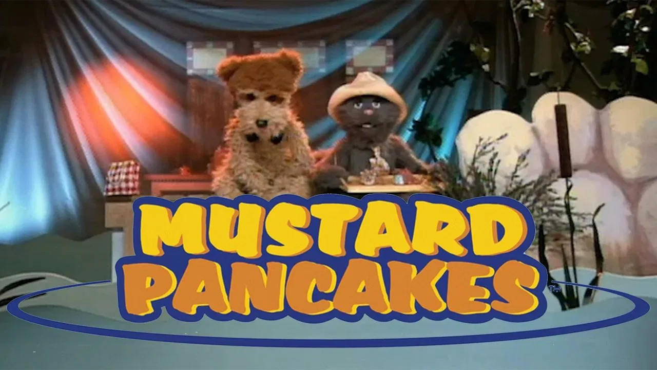 Mustard Pancakes backdrop