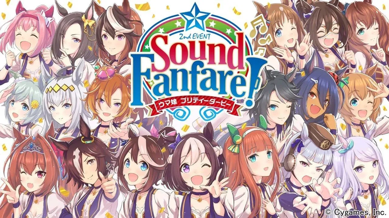 Uma Musume Pretty Derby 2nd EVENT "Sound Fanfare!" backdrop