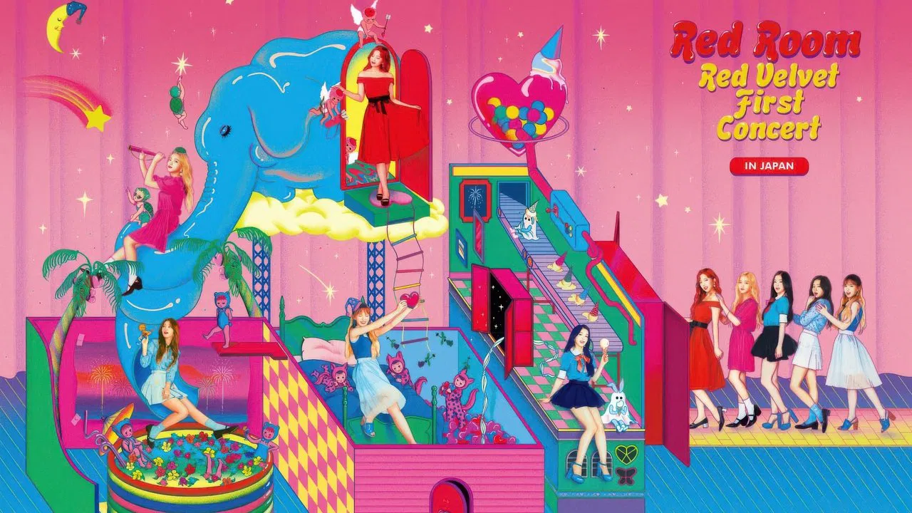 Red Velvet 1st Concert “Red Room” in JAPAN backdrop