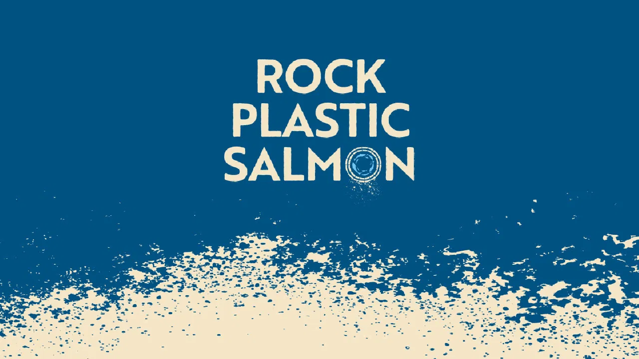 Rock Plastic Salmon backdrop