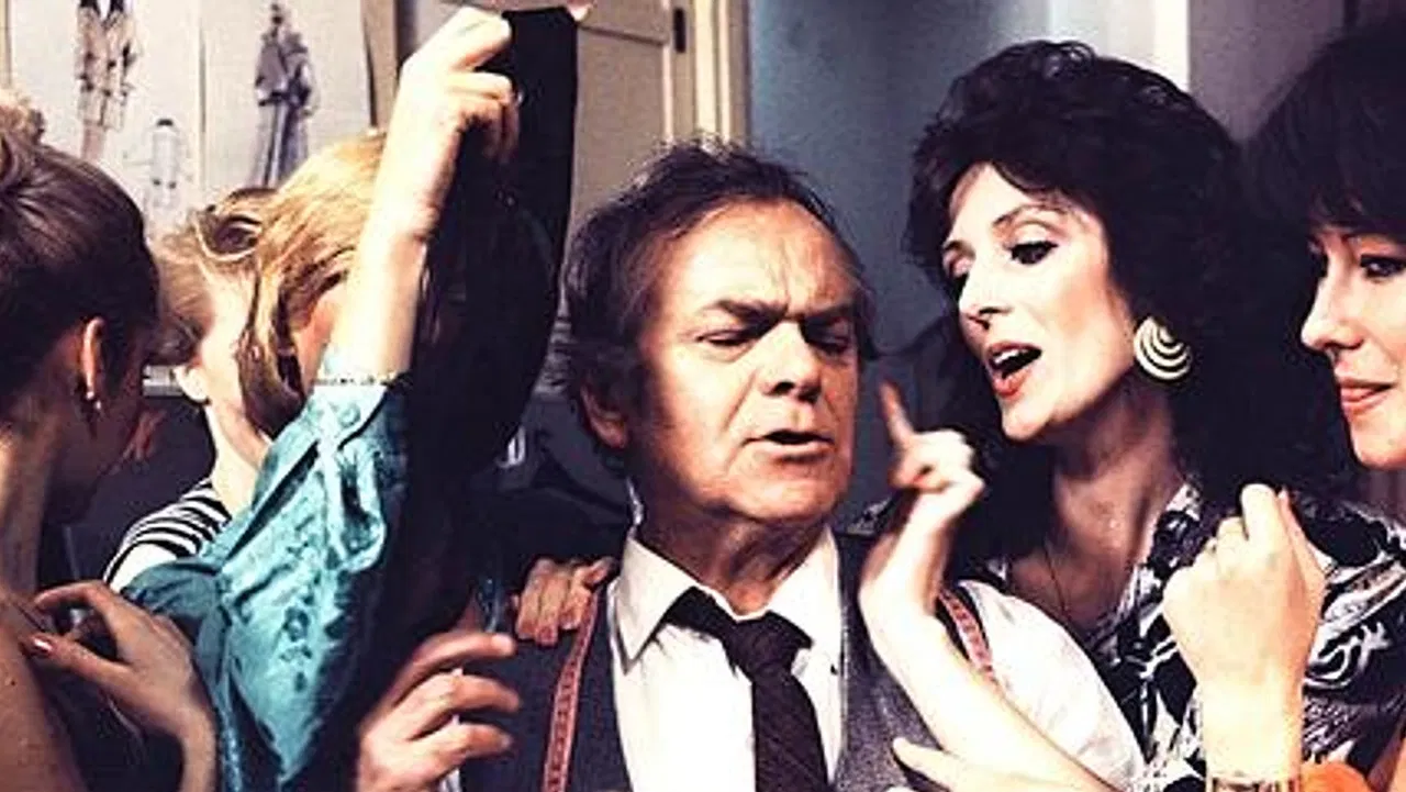 Černá punčocha backdrop