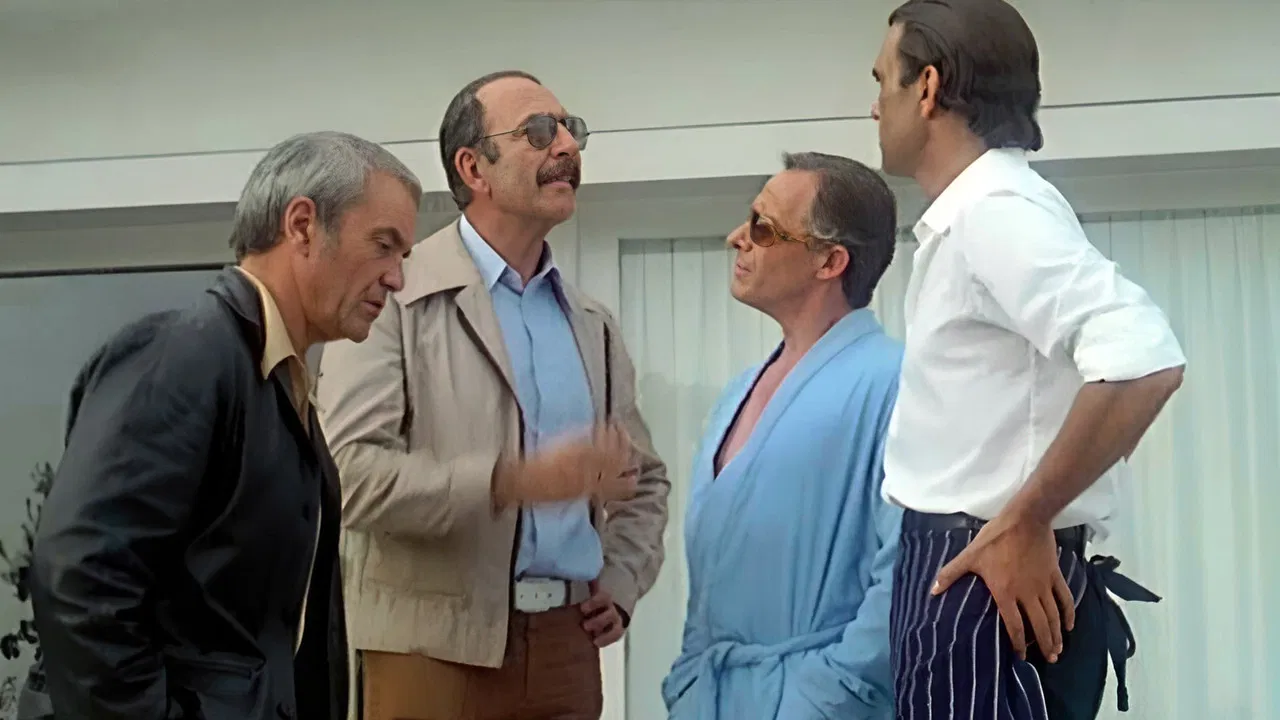 Plus ça va, moins ça va backdrop