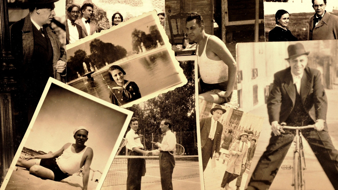 The Man Who Was There backdrop