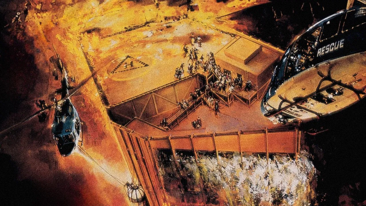 The Towering Inferno backdrop