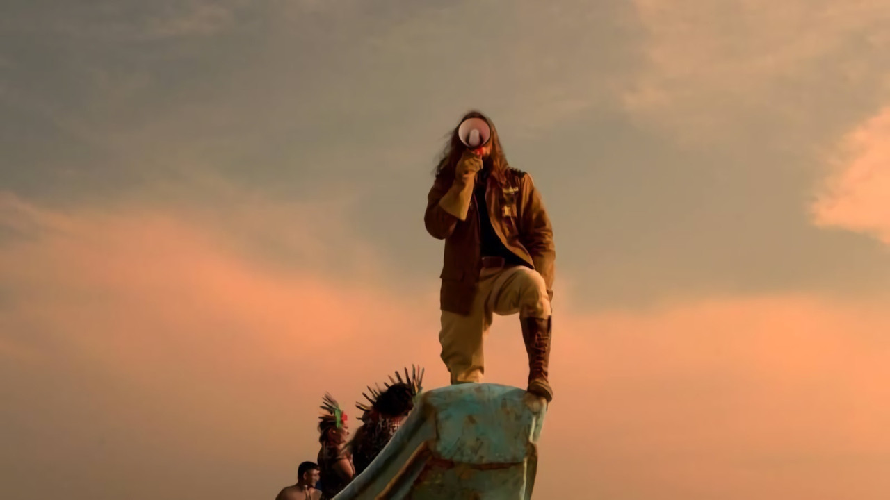 A Son of Man backdrop