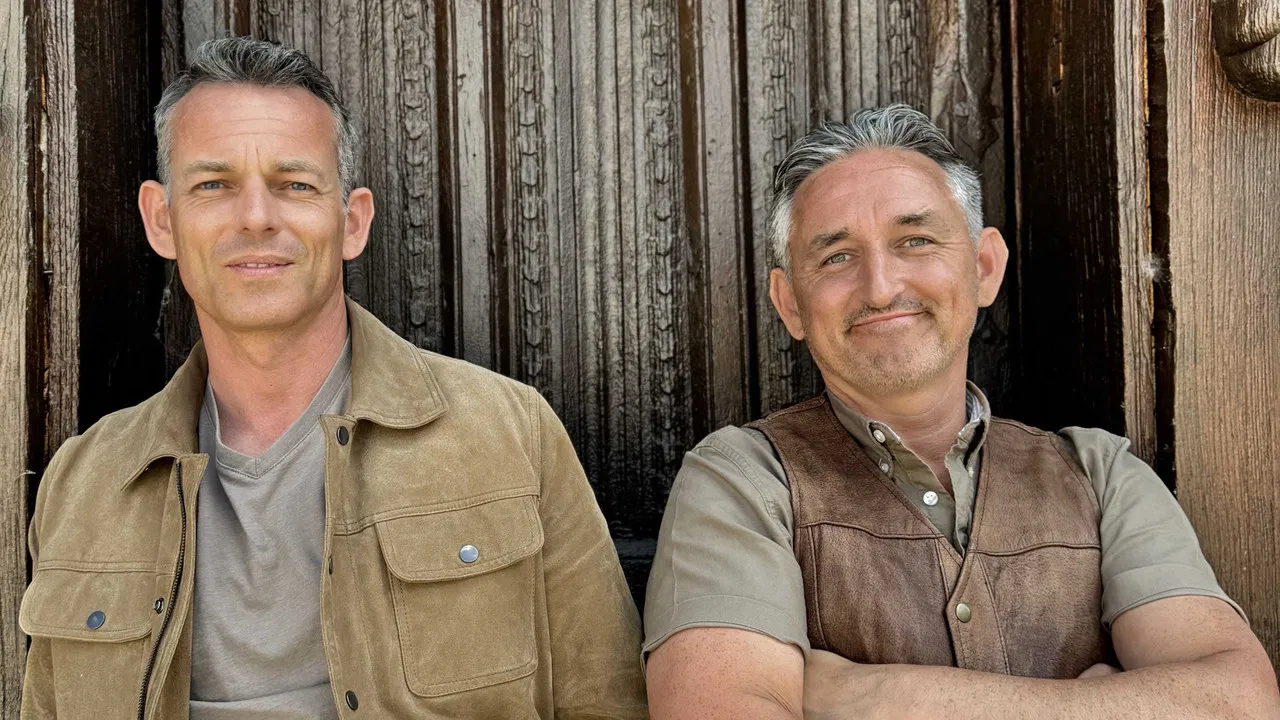 The Antiques Brothers backdrop