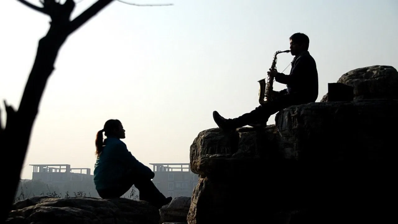 Melancholy Saxophone backdrop