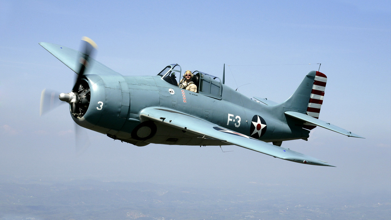 F4F Wildcat backdrop