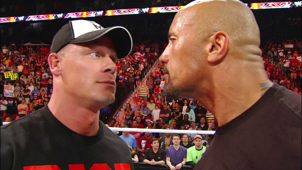 The Rock vs. John Cena: Once in a Lifetime backdrop