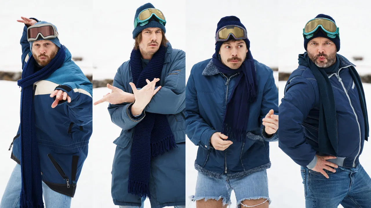 Bleu Jeans Bleu en téléski backdrop