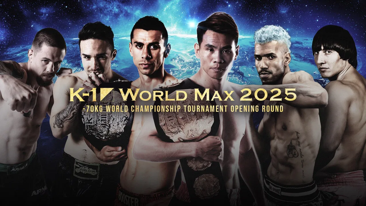 K-1 WORLD MAX 2025: 70kg World Championship Tournament Opening Round backdrop