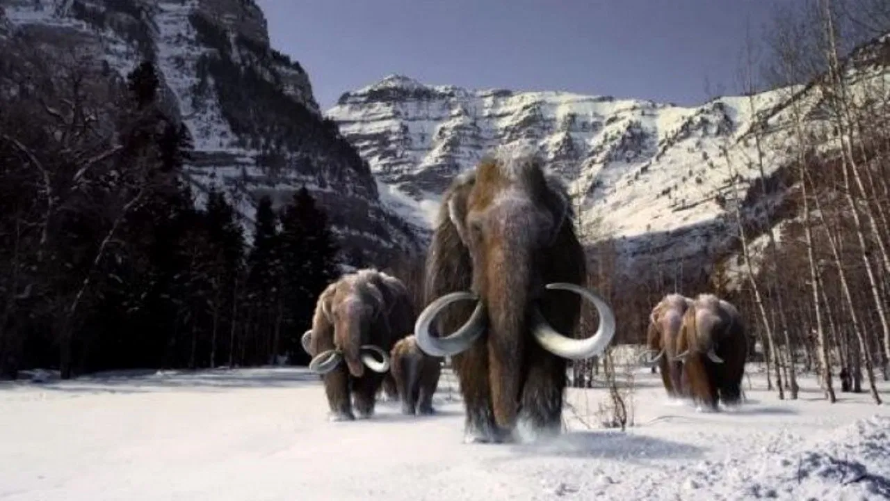 The Mammoth. Titan of the Ice Age backdrop