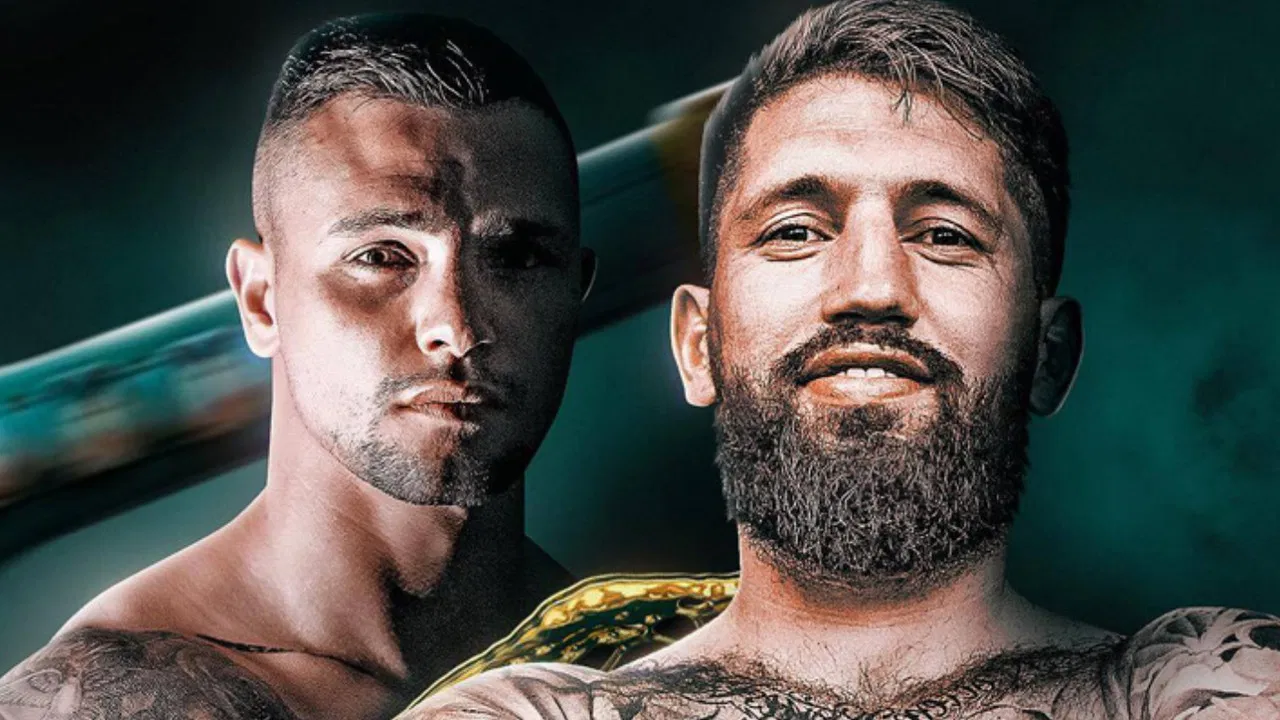 Kevin Lerena vs. Senad Gashi backdrop