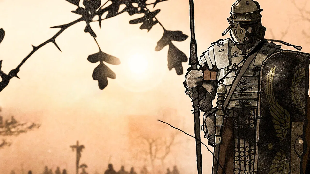 The Cambridgeshire Crucifixion backdrop