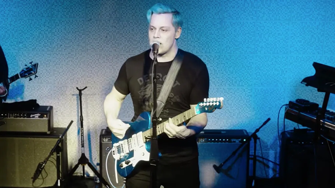 Jack White à l'Olympia backdrop