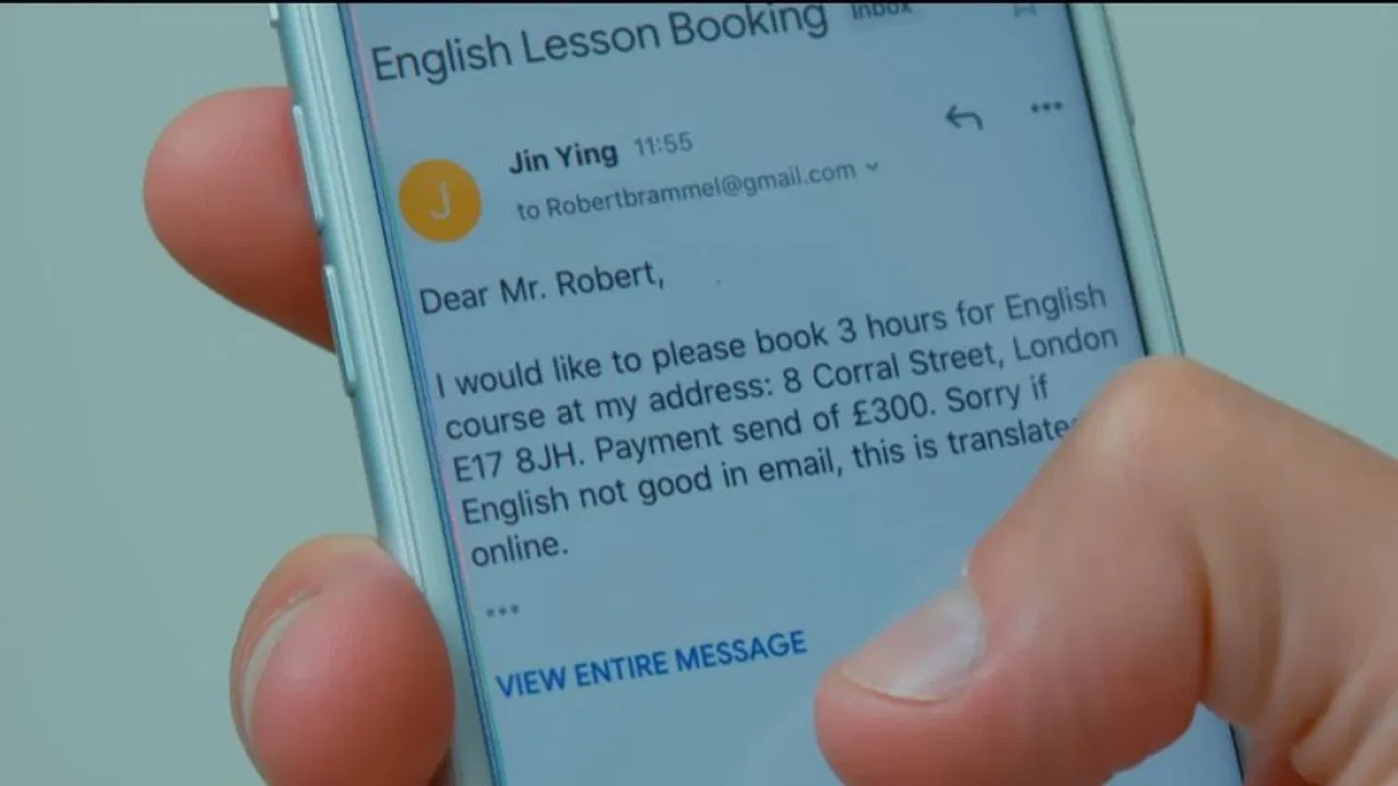 The English Teacher backdrop