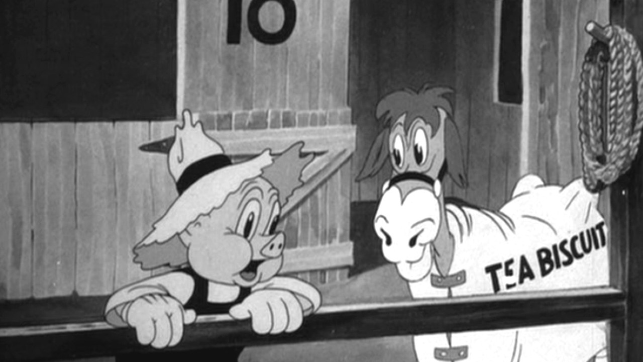 Porky and Teabiscuit backdrop