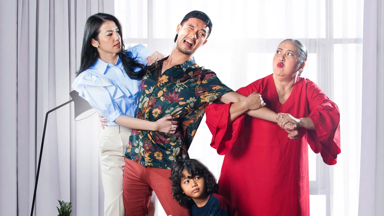 Mertua vs Menantu backdrop