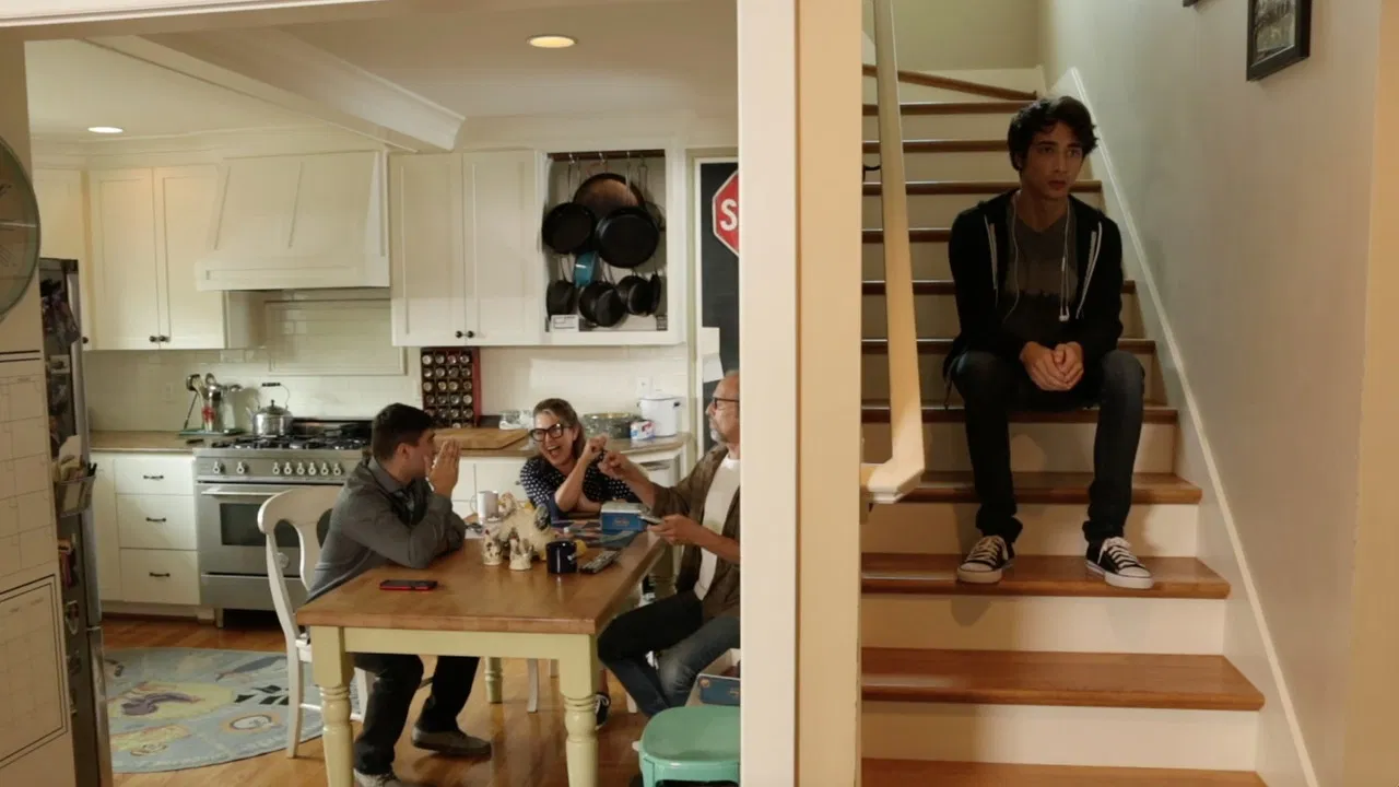 Beth + Jeremy and Steve backdrop