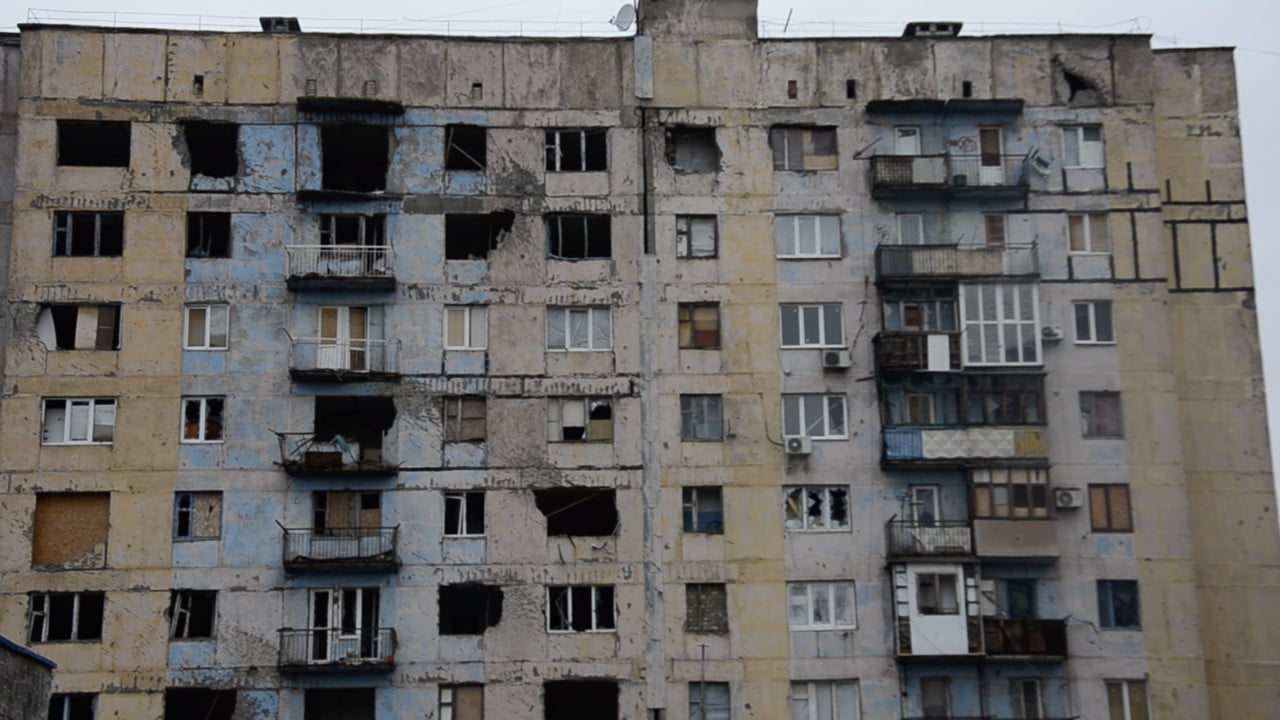 People’s Museum of Avdiivka backdrop