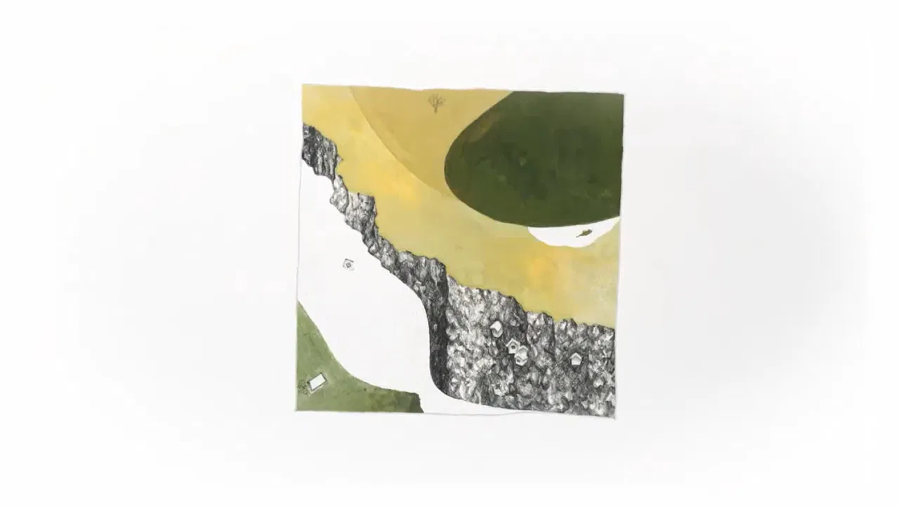 Origami of Landscape backdrop