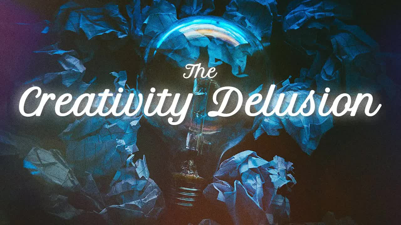 The Creativity Delusion backdrop