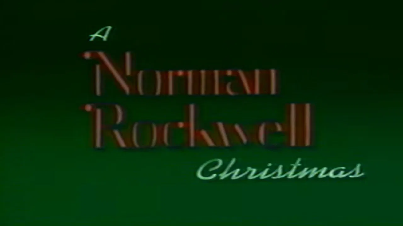 A Norman Rockwell Christmas backdrop