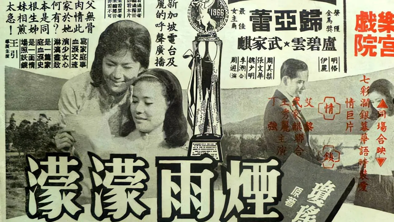 Lovers Under the Rain backdrop