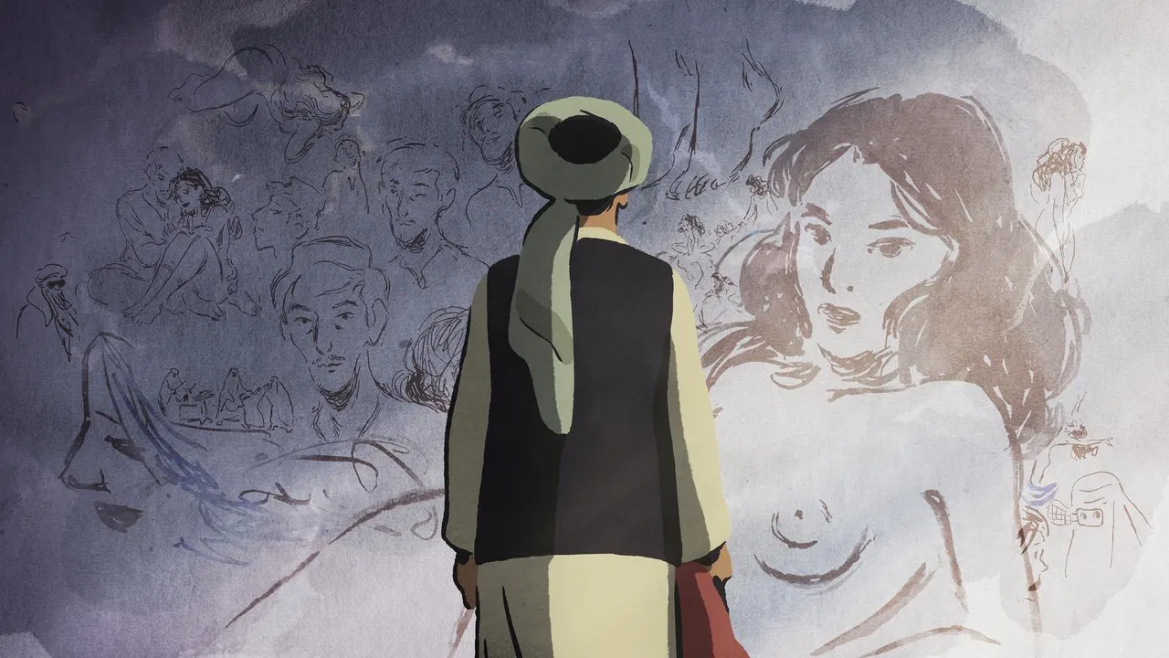 The Swallows of Kabul backdrop