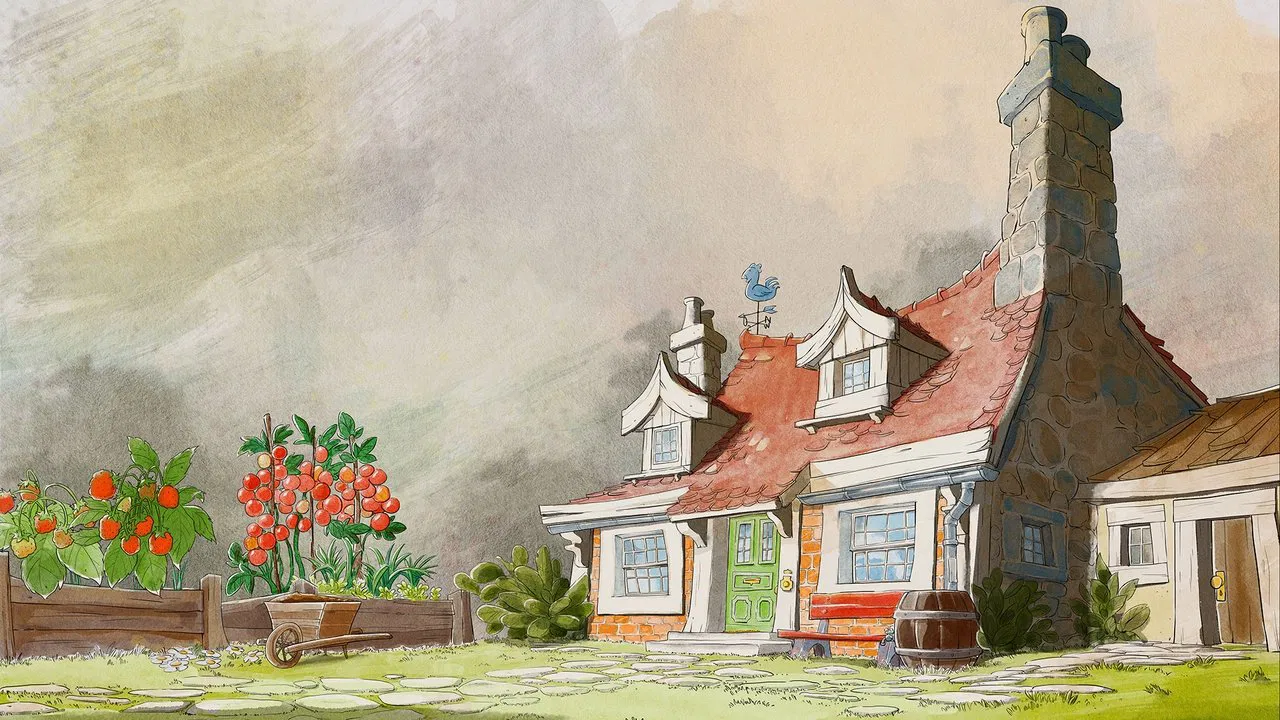 Tilda Appleseed backdrop