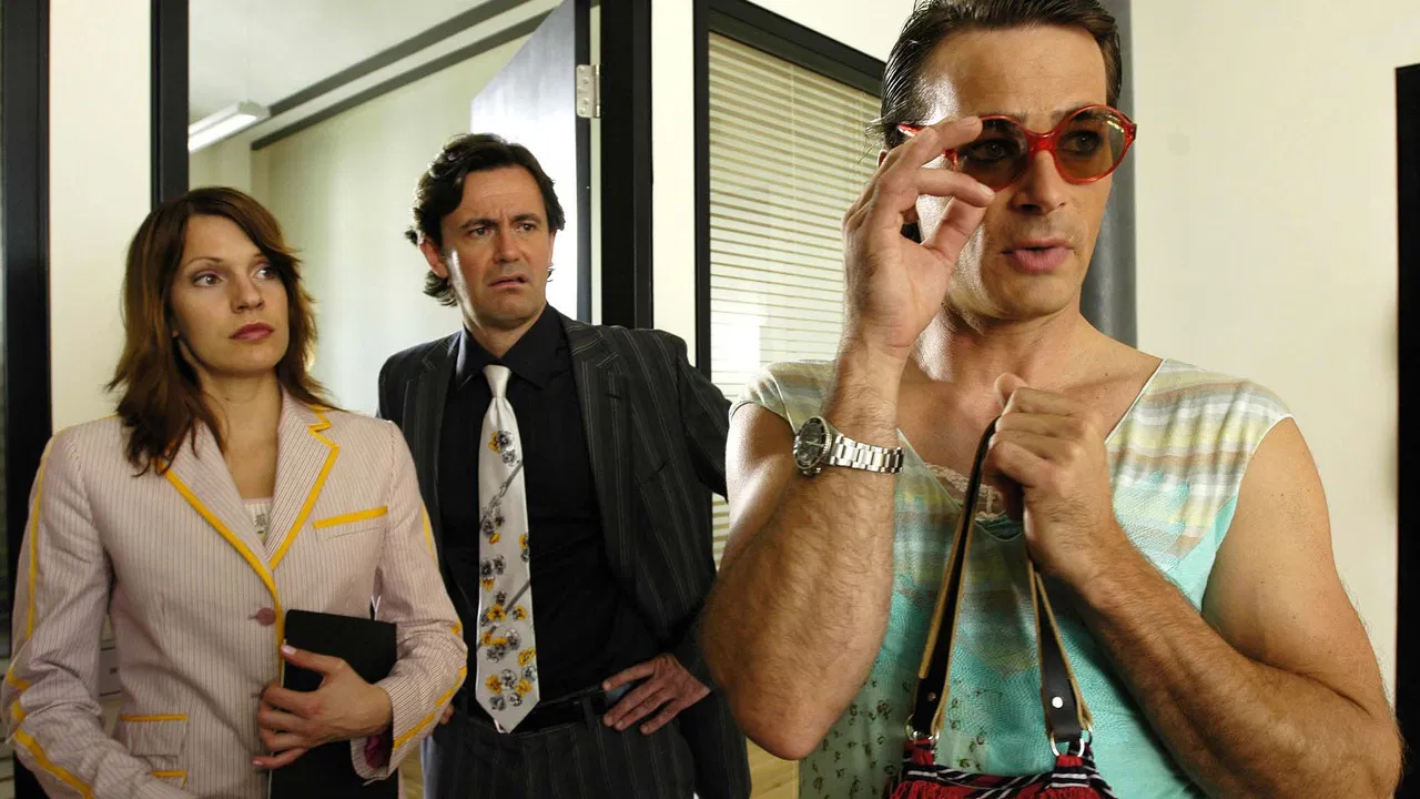 Macho Undercover backdrop