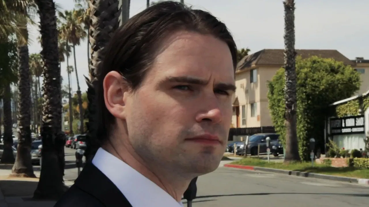 The Man Who Loved Flowers backdrop